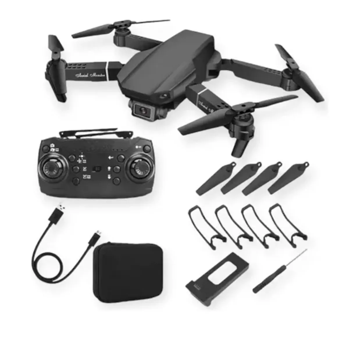 GENERICO - Drone Con Camara Plegable Dron Barato Aprendizaje Resistente