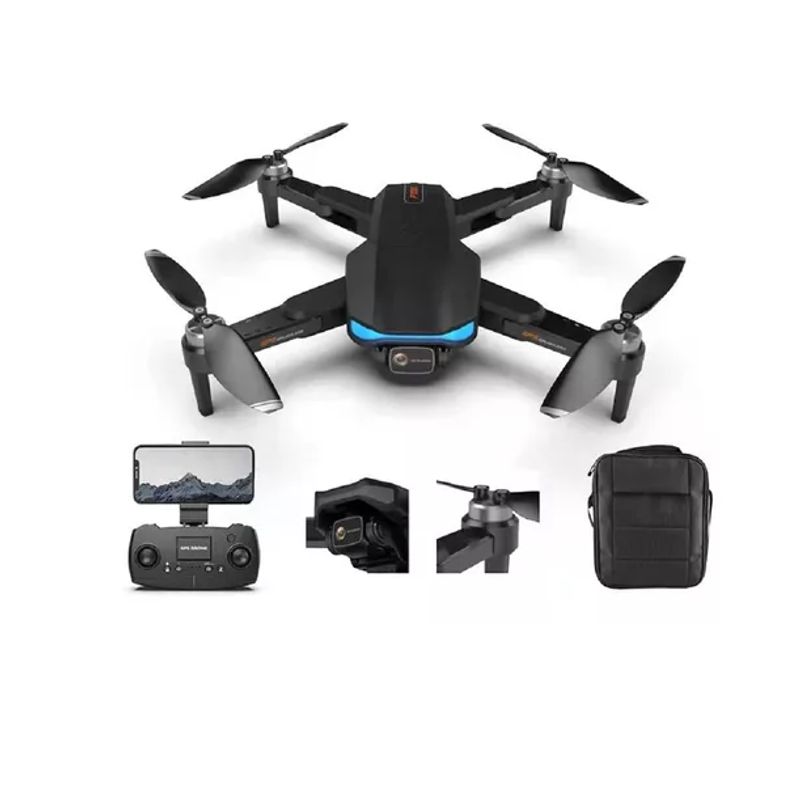 GENERICO - Drone F188 Cámara 6k Gps Alcance 1km + 2 Baterías