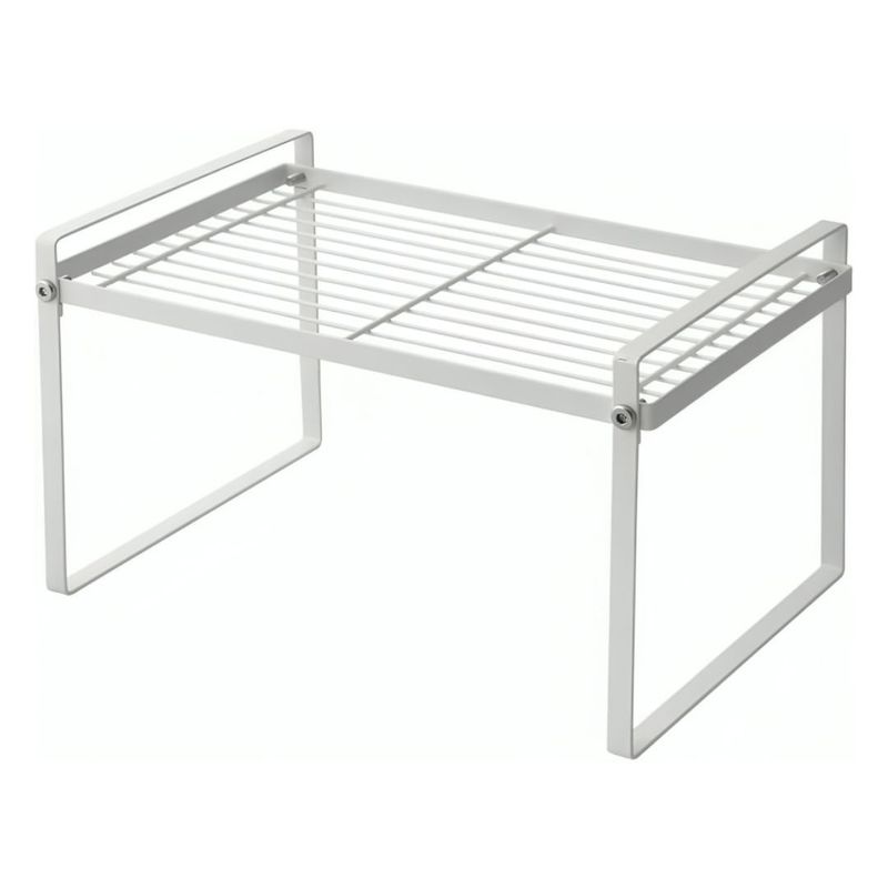 GENERICO - Estante Alto de Metal Multiusos Diseño de Rejilla Para Cocina