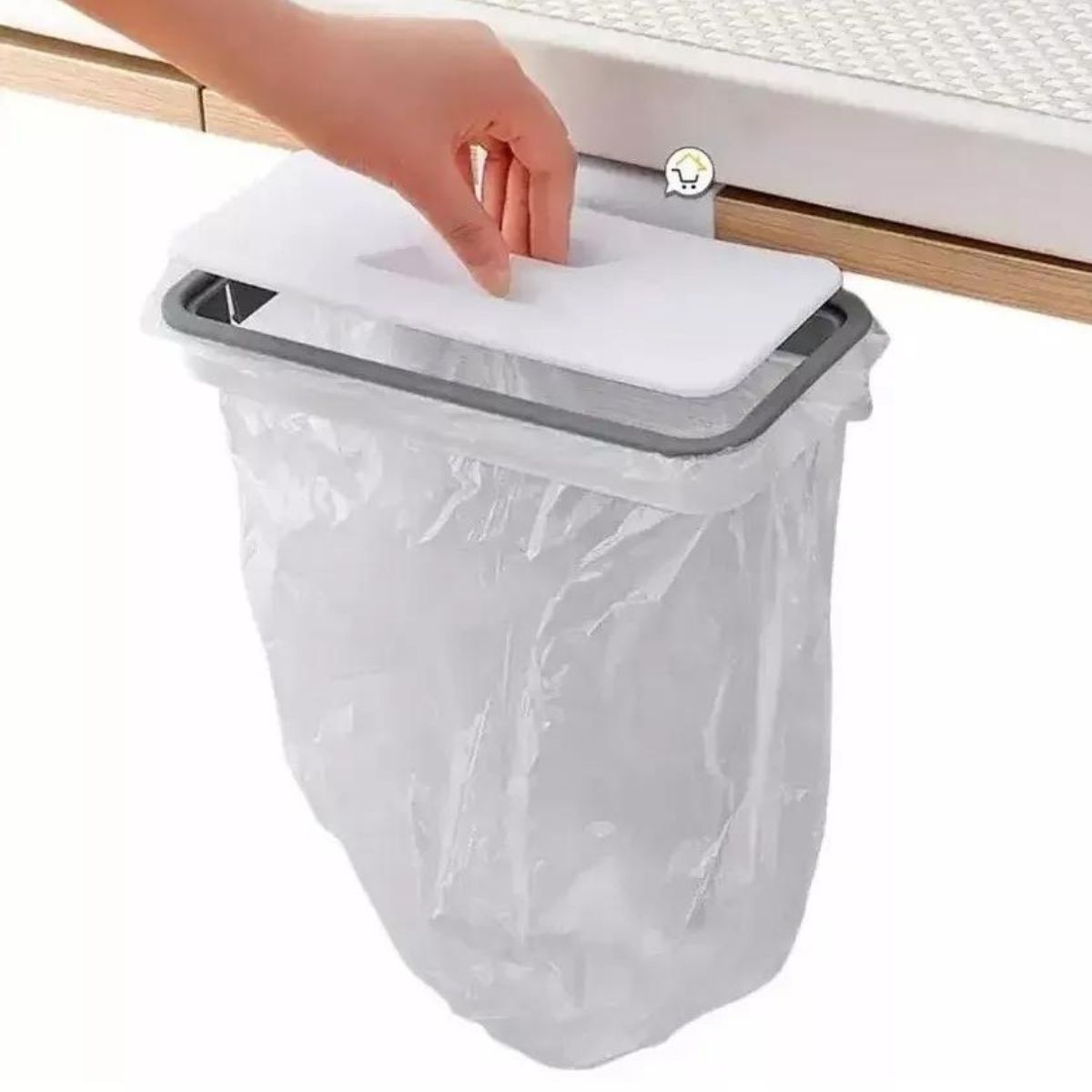 GENERICO - Porta Bolsa para Basura con Tapa