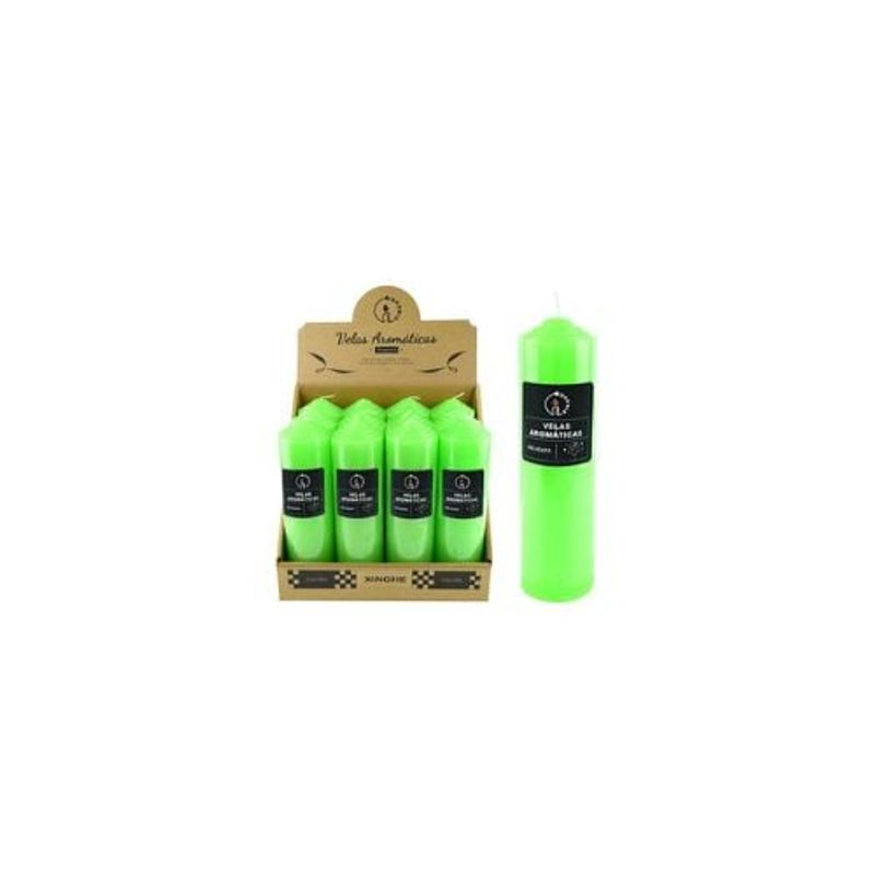 GENERICO - Vela Aromática Pilar Verde 6x20cm 410g