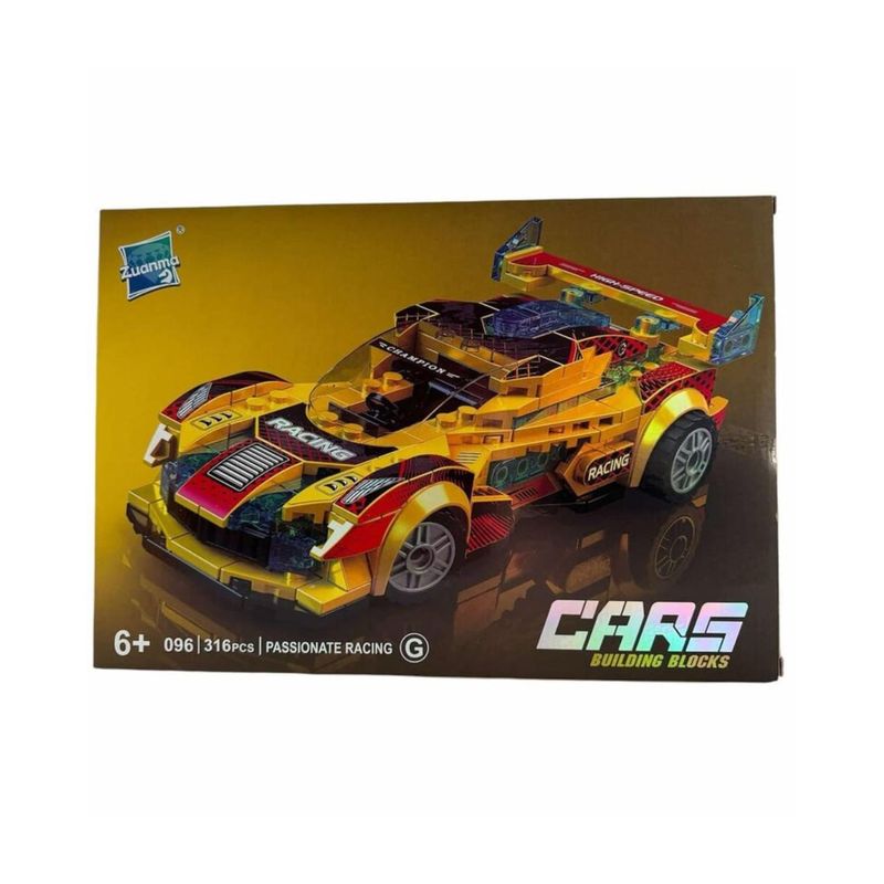 GENERICO - Auto Deportivo Armable Color Amarillo