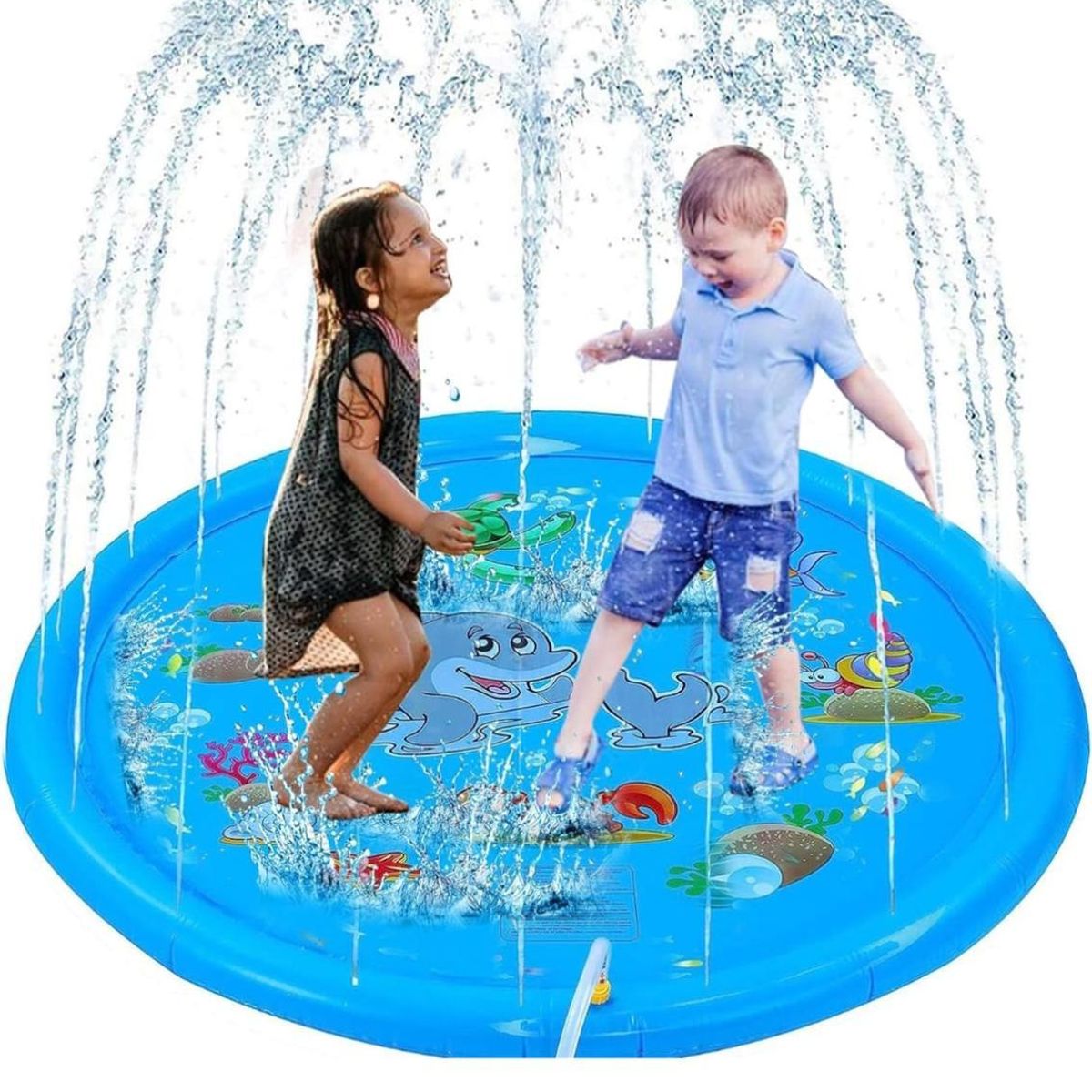 GENERICO - Alfombra Lanza Agua Piscina Niños 170CM