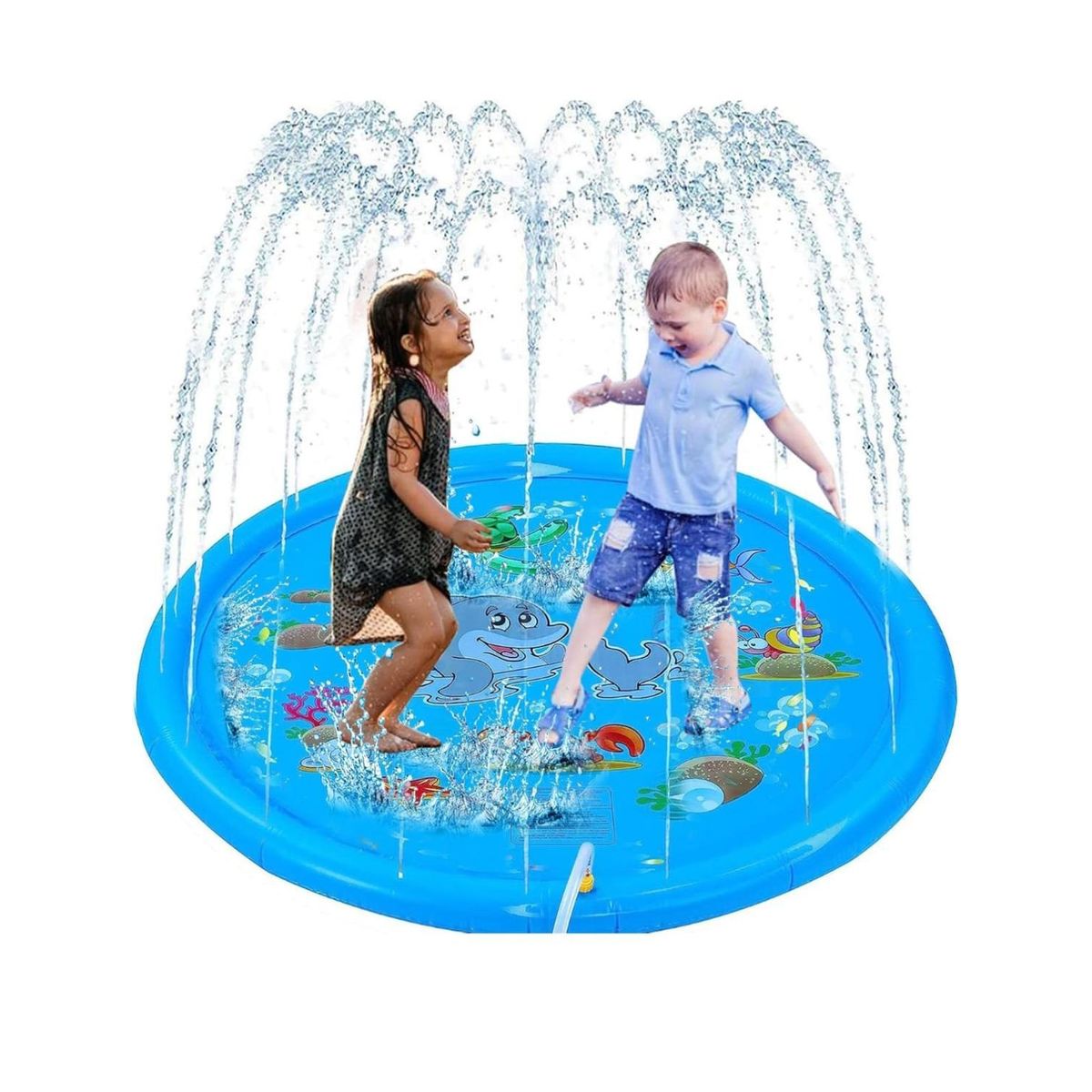 GENERICO - Alfombra Lanza Agua Piscina Niños 170CM