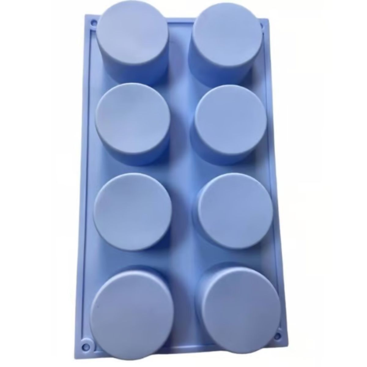 GENERICO - Moldes 8 Espacios De Silicona Redonda