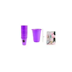 GENERICO - Vasos Plásticos Lila 200ML 25pcs