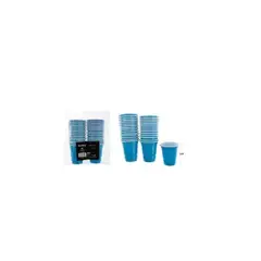 GENERICO - Vasos Plásticos Shot Desechable Celeste 60ML 30pcs