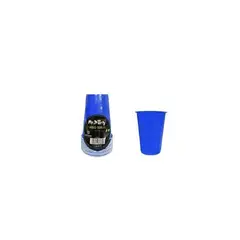 GENERICO - Vasos Plásticos Desechable Azul Bicolor 500ML 10pcs