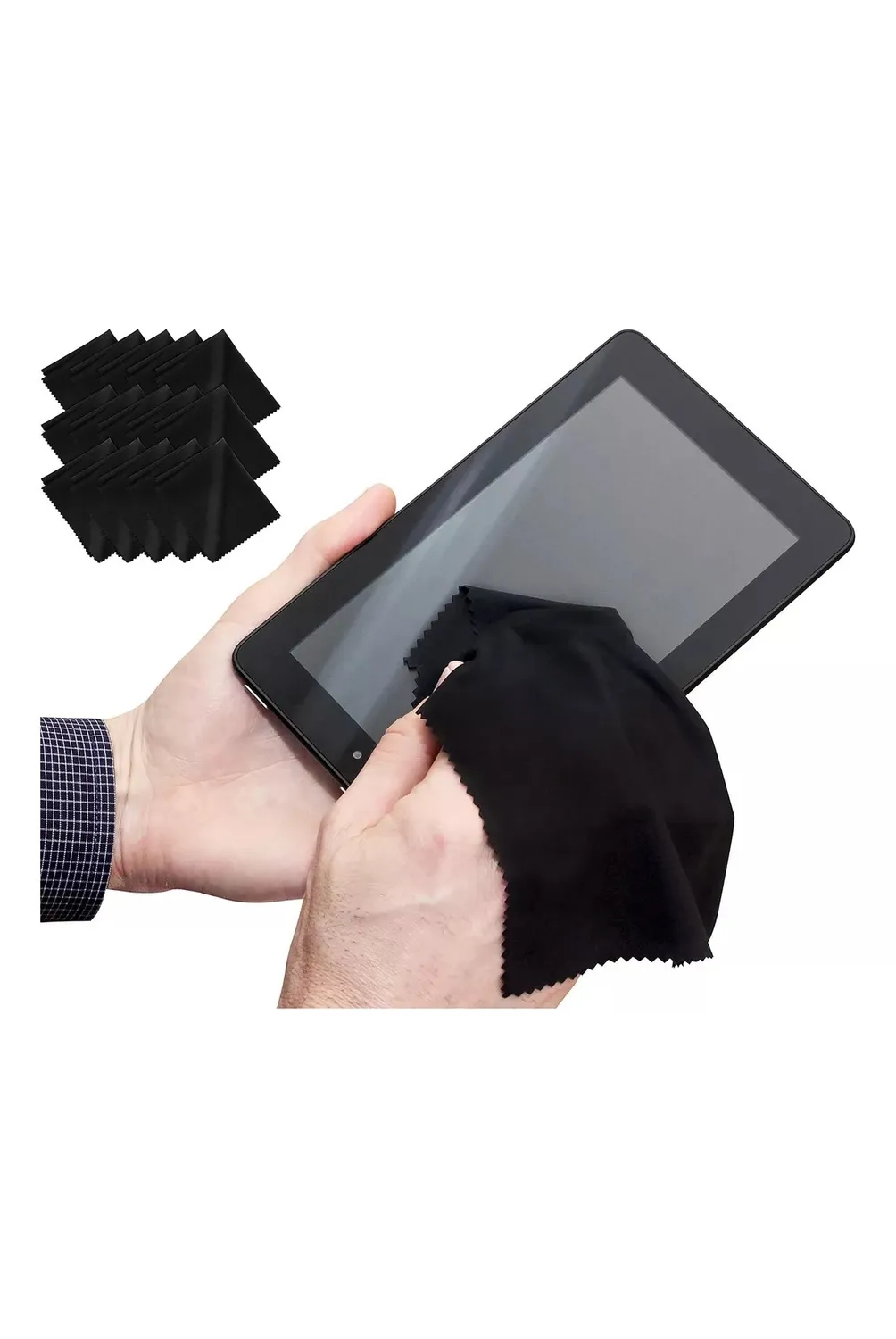 100 Paños De Microfibra De 15x15 Cm – Antiestáticos, Sin Rayas, Ideales Para Pantallas Y Lentes