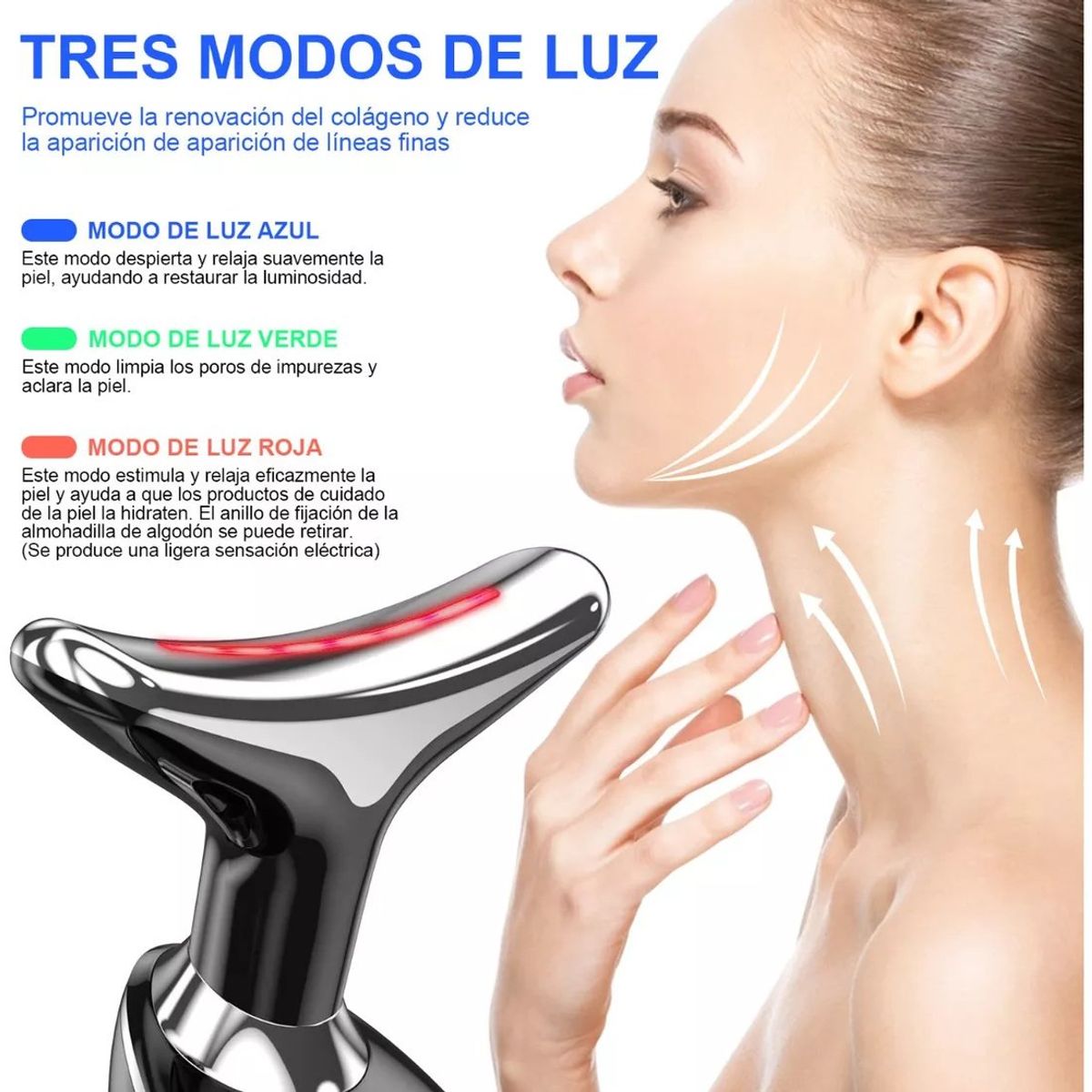 KUANGYE - Masajeador Reductor De Papada Belleza Cuello Antiarrugas
