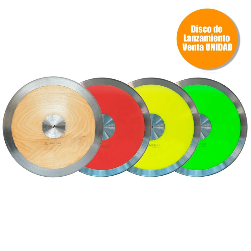 GENERICO - Disco de Lanzamiento Acero Galvanizado - 1.5 Kg