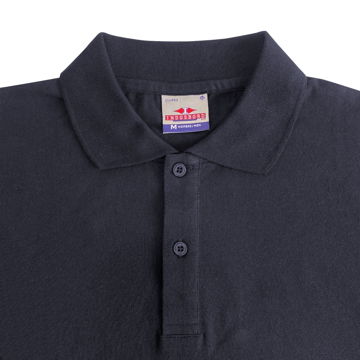INDUSBORD - Polera Golf Hombre Manga Larga 100% Algodón Uv+pro Indusbord®