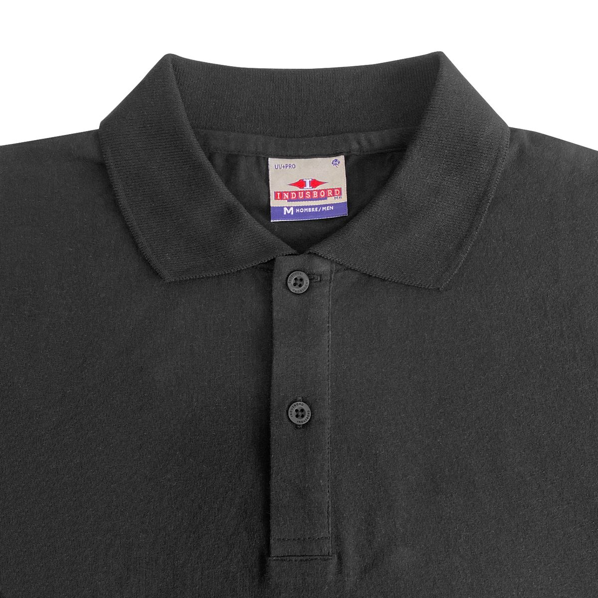 INDUSBORD - Polera Golf Hombre Manga Larga 100% Algodón Uv+pro Indusbord®