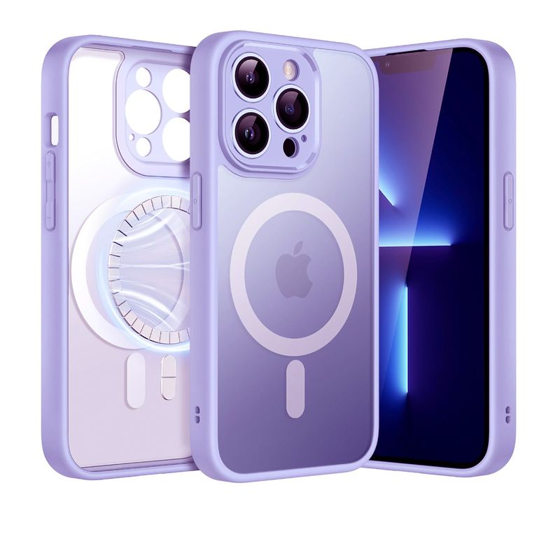 JOIGO - Carcasa Para IPhone 16 Pro Mate Magsafe Lila