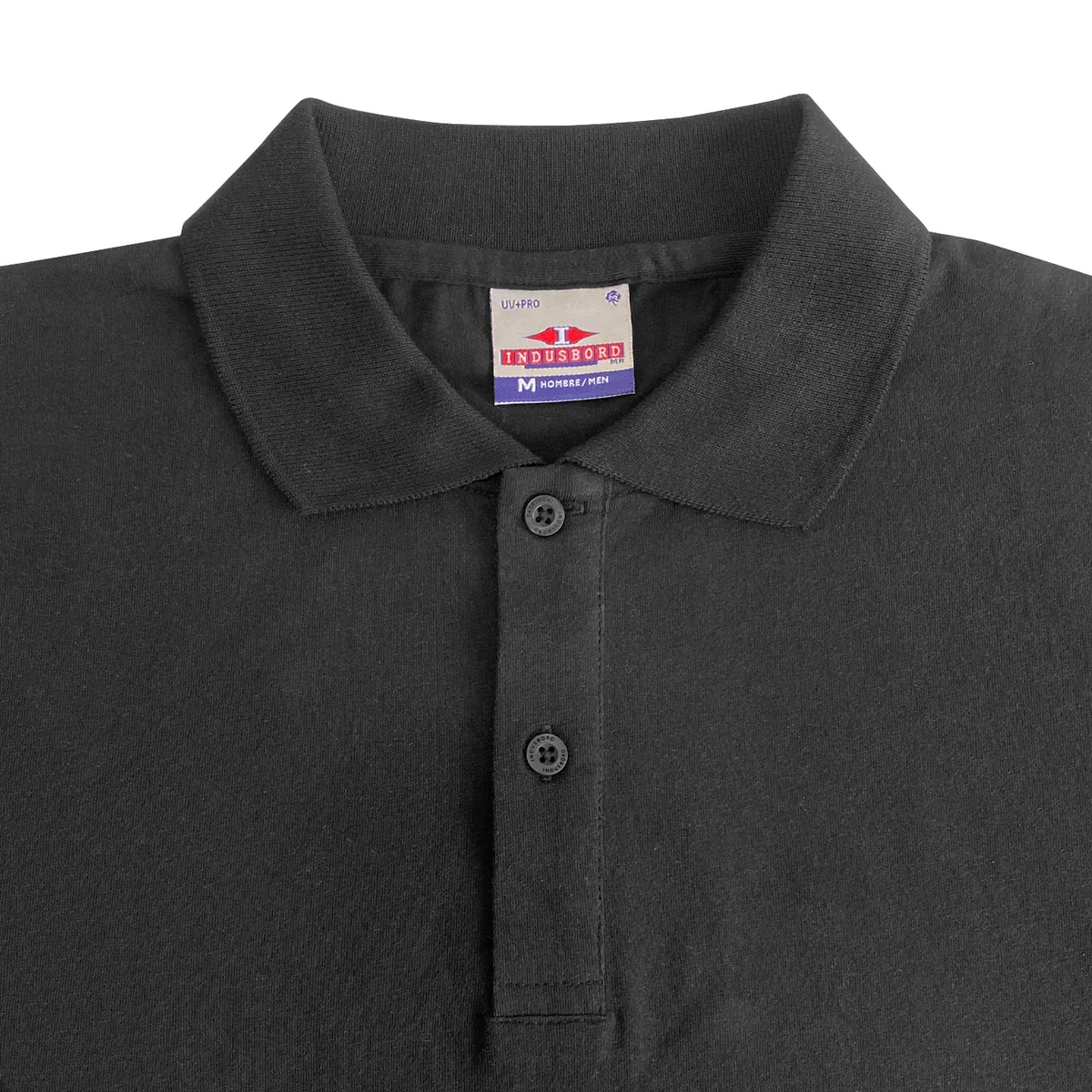 INDUSBORD - Polera Golf Hombre Manga Larga 100% Algodón Uv+pro Indusbord®