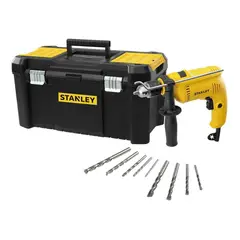 STANLEY - Taladro Percutor + Brocas + Maleta Sdh600tv-b2c
