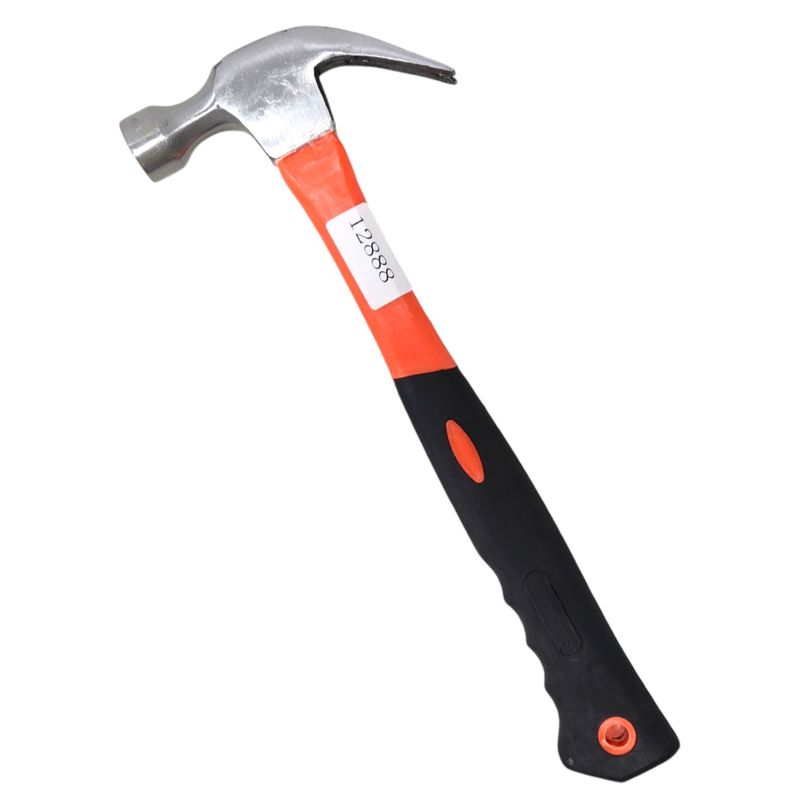 GENERICO - Martillo Saca Clavos con Mango de Goma 33cm 12888