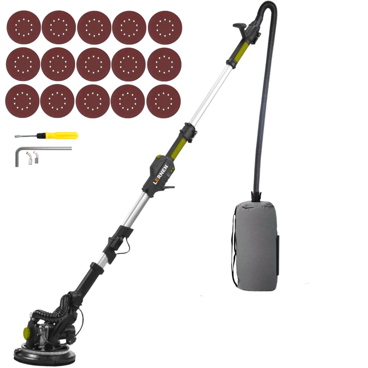 LERNEN - Lijadora De Pared Piso Y Techo Industrial 900W