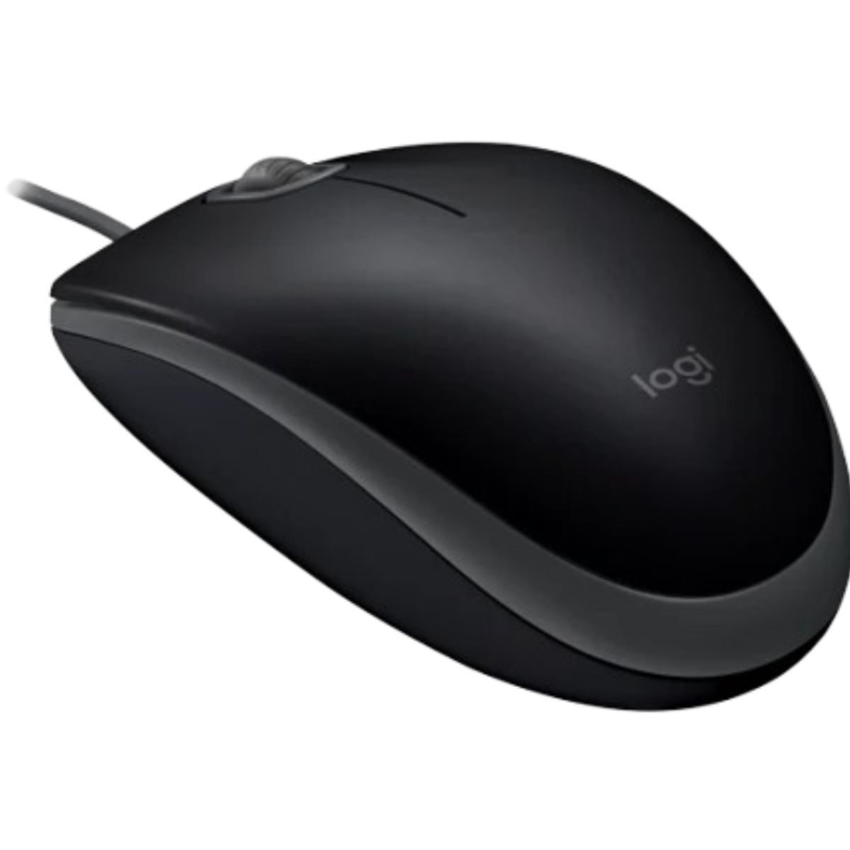 LOGITECH - Mouse Logitech M110 Silent con cable negro