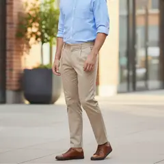 T-WORLD - Pantalón Trabajo Ejecutivo Hombre Gabardina Premium