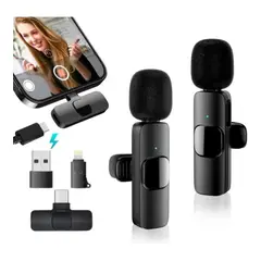 TITANIUX - Micrófono inalámbrico Lavalier celular USB-Tipo C influencer vlogger