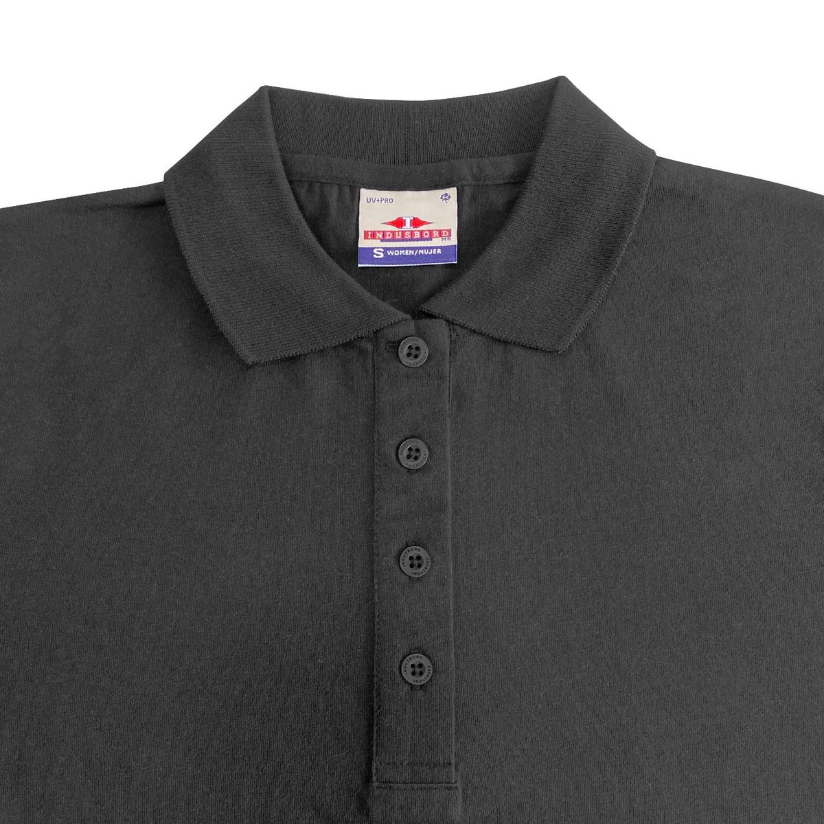 INDUSBORD - Polera Golf Mujer Manga Larga 100% Algodón Uv+pro Indusbord®