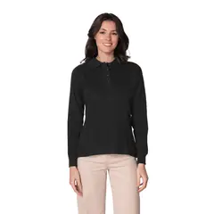 INDUSBORD - Polera Golf Mujer Manga Larga 100% Algodón Uv+pro Indusbord®