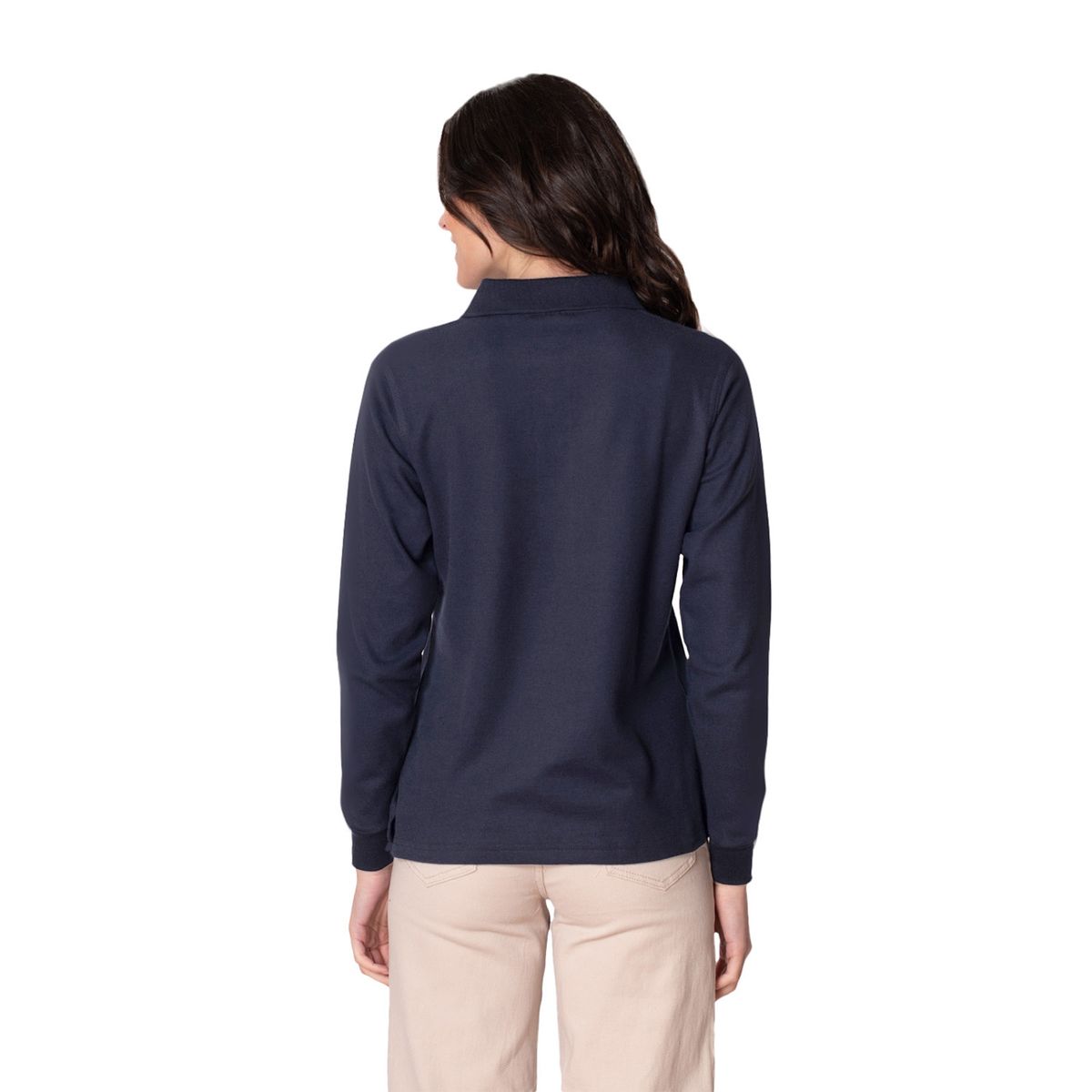 INDUSBORD - Polera Golf Mujer Manga Larga 100% Algodón Uv+pro Indusbord®