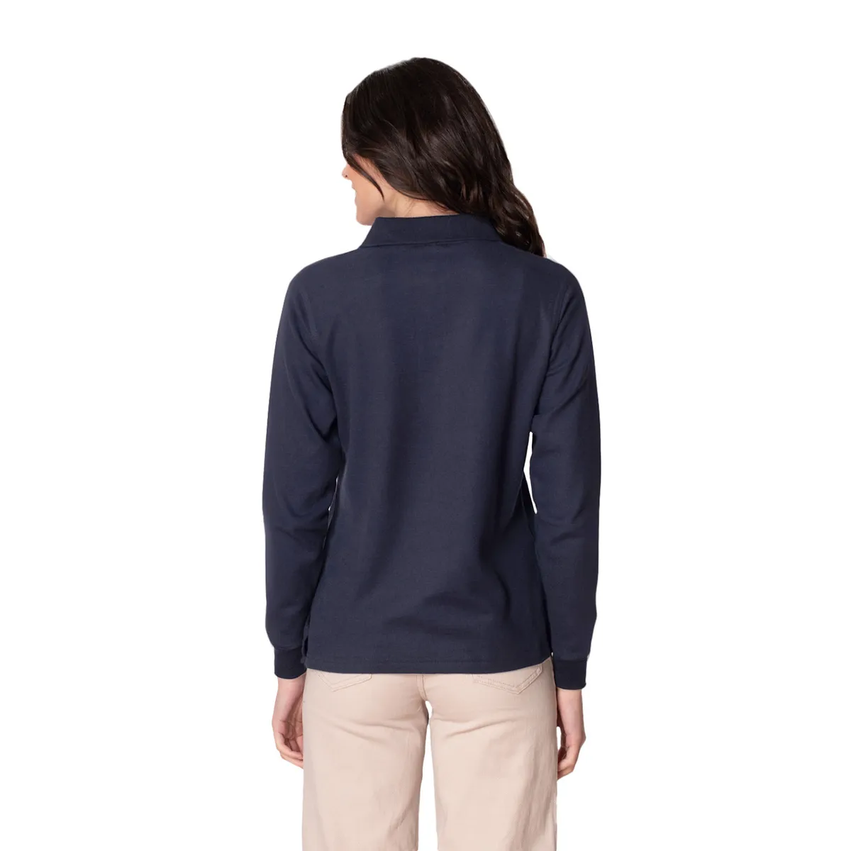 INDUSBORD - Polera Golf Mujer Manga Larga 100% Algodón Uv+pro Indusbord®