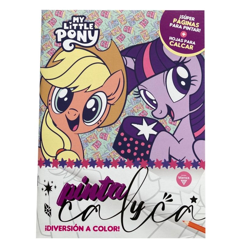 GENERICO - Libro Pinta y Calca - My little Pony