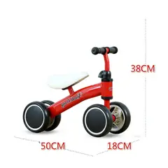 OEM - Mini Triciclo Infantil Sin Pedales Rojo