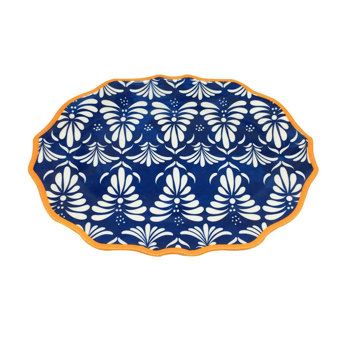 KLAPP - KLAPP PLATO OVALADO MELAMINA TRIUNPH 45 CM AZUL