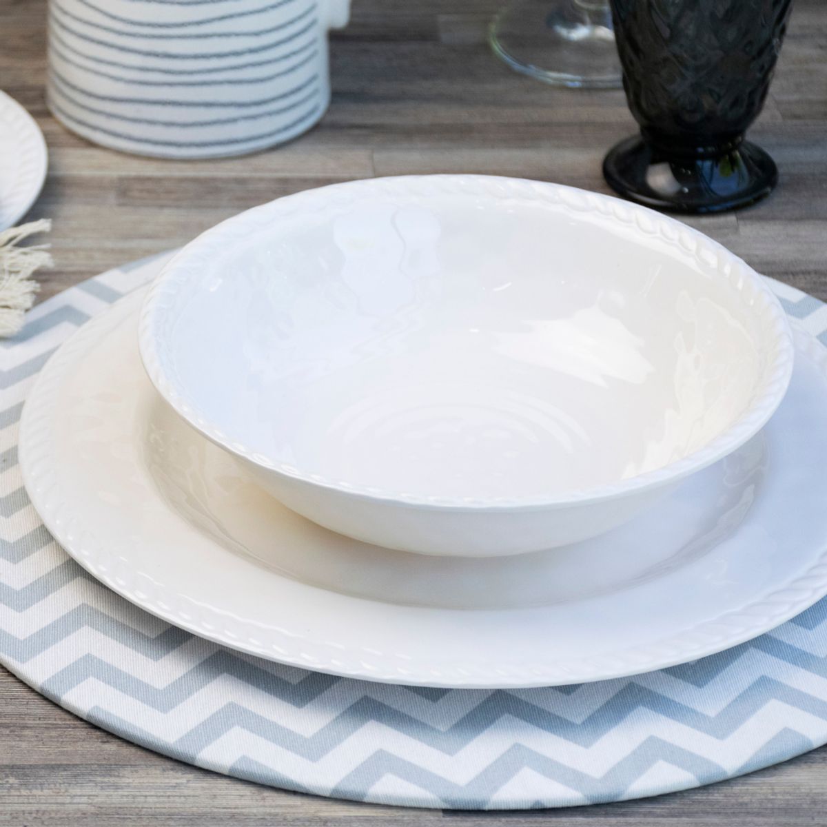 KLAPP - SET 4 BOWL MELAMINA CORDON (20,5cm)