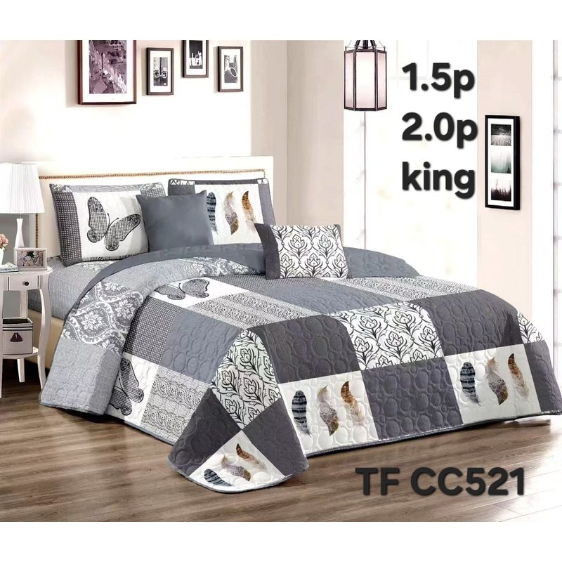 GENERICO - Cubrecama de verano quilt king