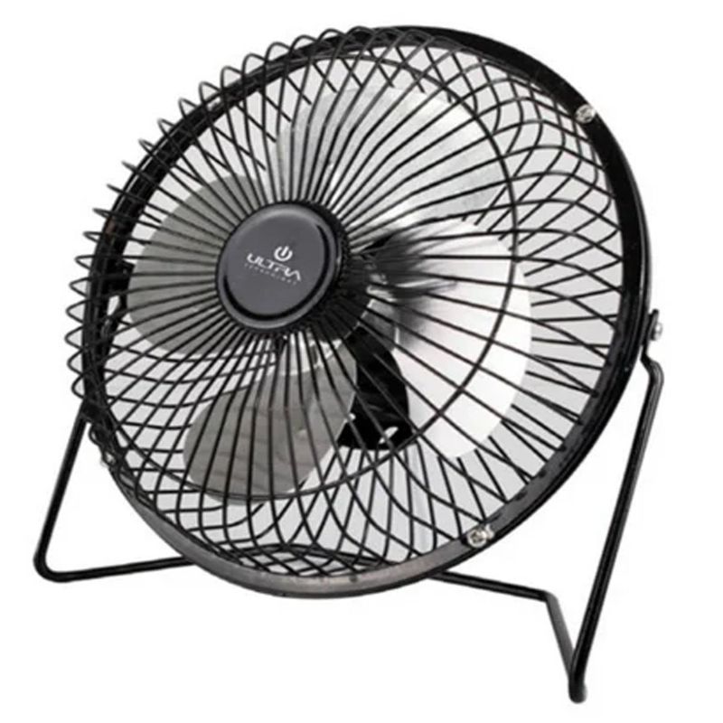 ULTRA - VENTILADOR USB NEGRO CON REGULACIÓN VERTICAL
