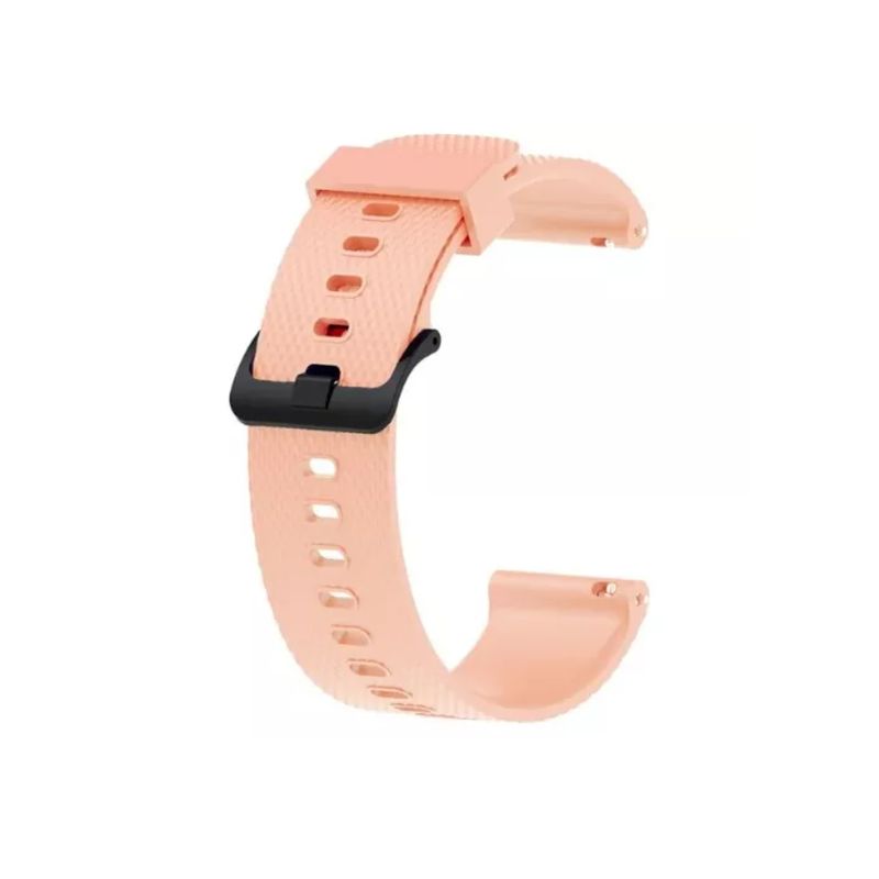 GENERICO - Correa De Goma Para Reloj Garmin Vivoactive 3 Vivomove-ROSA