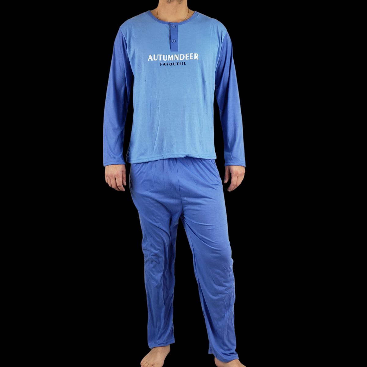 LIKE SHOP - Pijama Hombre Manga Larga Delgado Primavera 427