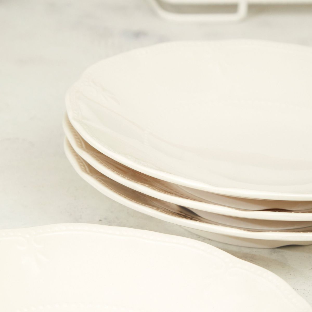 KLAPP - SET 4 PLATOS SOPA MELAMINA FLORES (23,5cm)