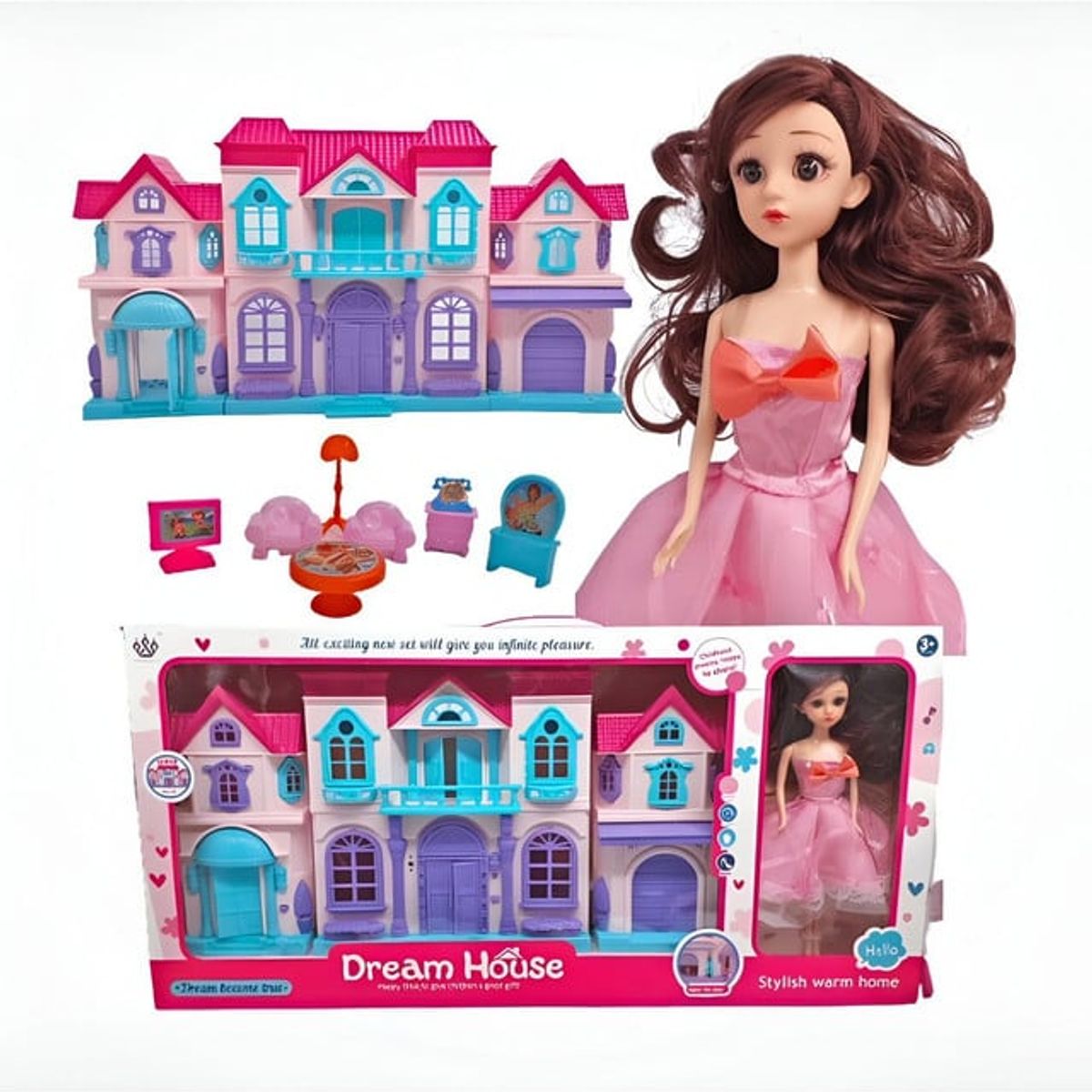 GENERICO - Casa de Muñeca con Luz y Sonido