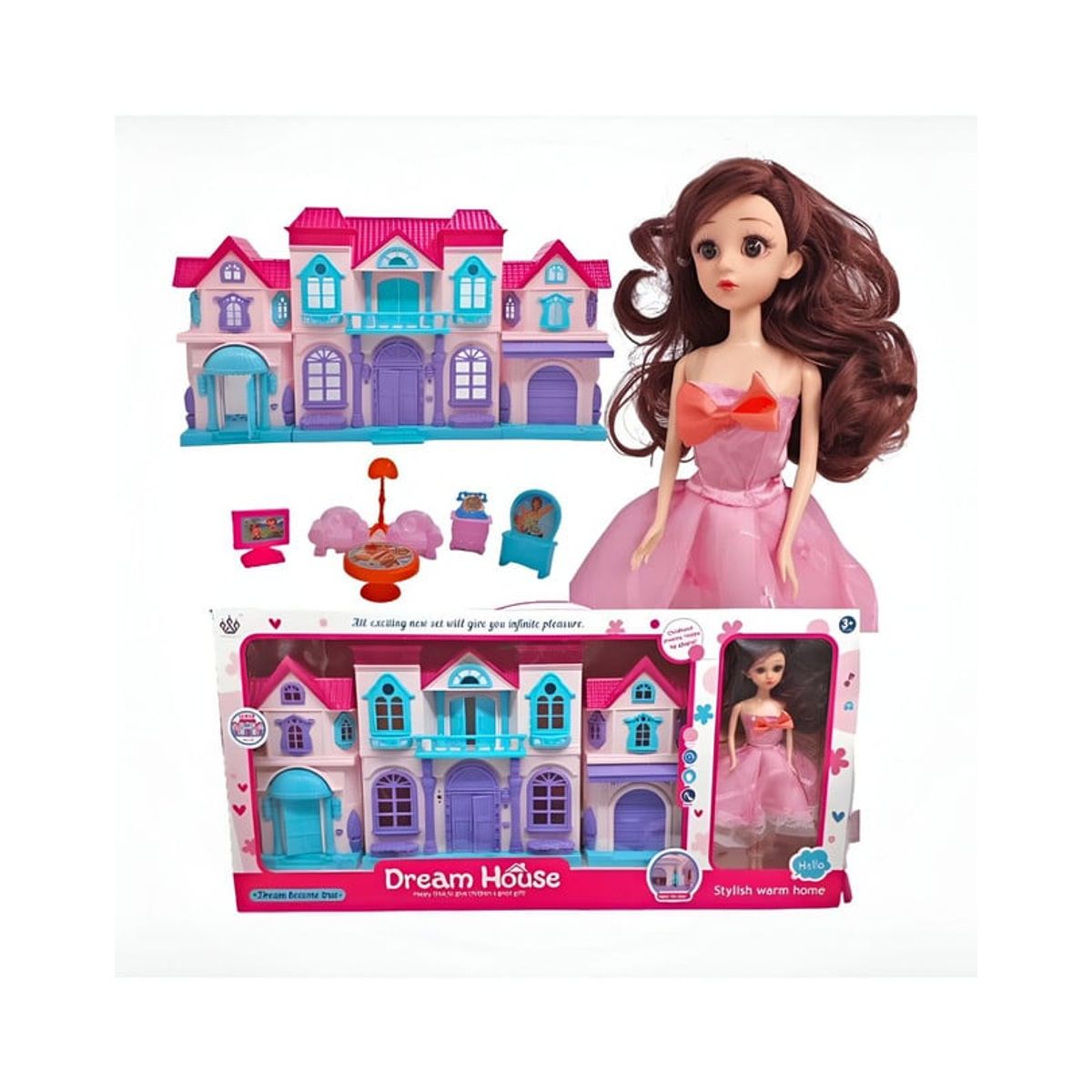 GENERICO - Casa de Muñeca con Luz y Sonido