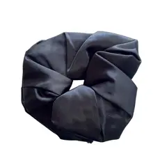MARINA COLORINA - Scrunchie Collet de Seda XL Negro 22 momme