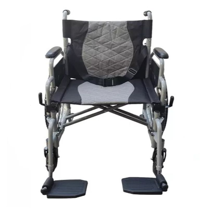 GENERICO - Silla De Ruedas Bariatrica Plegable Rueda Neumatica Trasera Oneder KJT605E