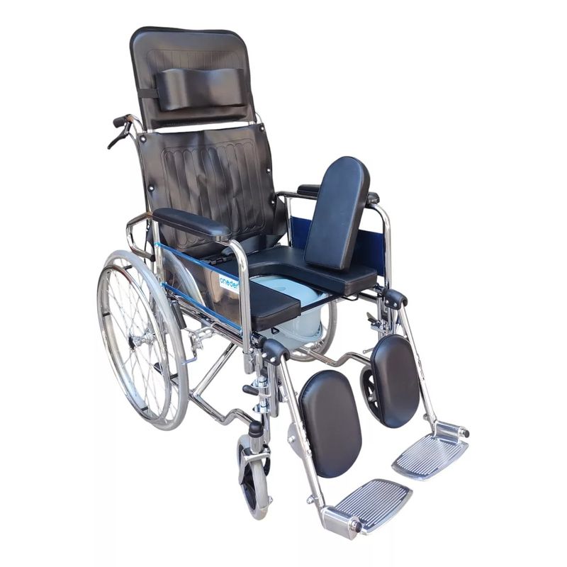 GENERICO - Silla Rueda Neurológica Con Balde Desmontable Reclinable Oneder KJT704B