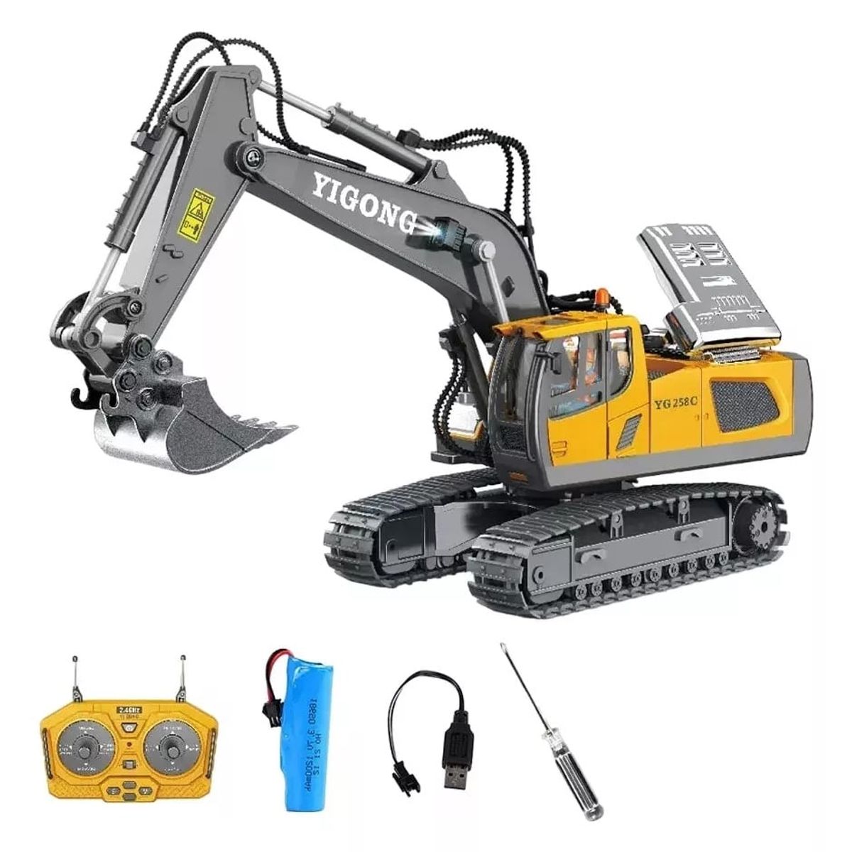 GENERICO - Excavadora Minera Construccion RC Control Remoto NuevoModelo