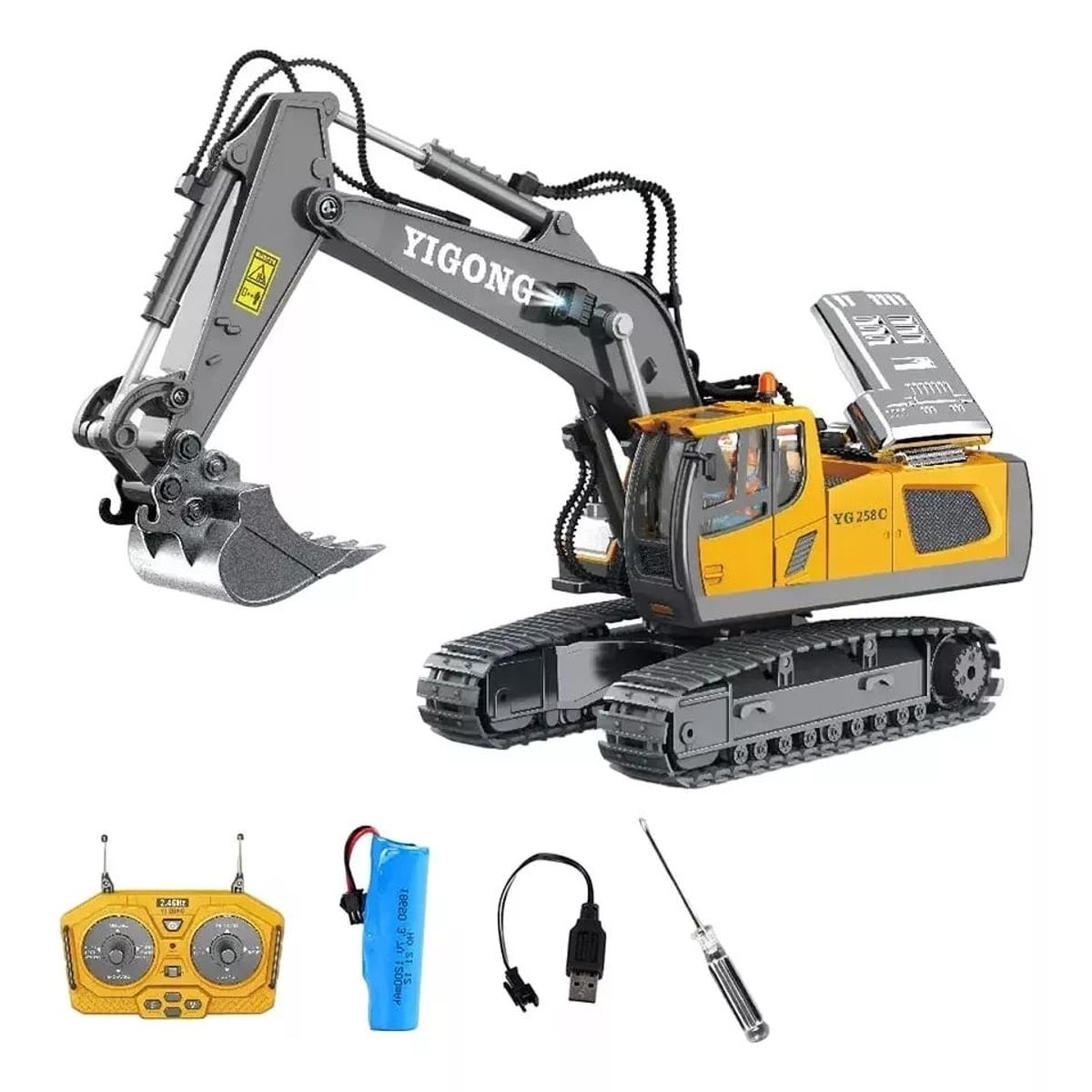 GENERICO - Excavadora Minera Construccion RC Control Remoto NuevoModelo