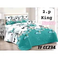 GENERICO - Cubrecama de verano quilt king