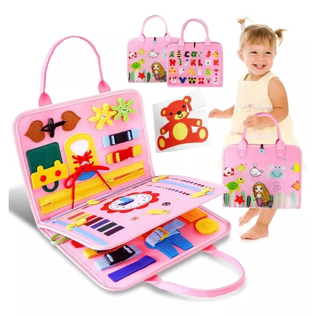 KUANGYE - Libro Sensorial Educativo E Interactivo 3d Para Niño Y Niña