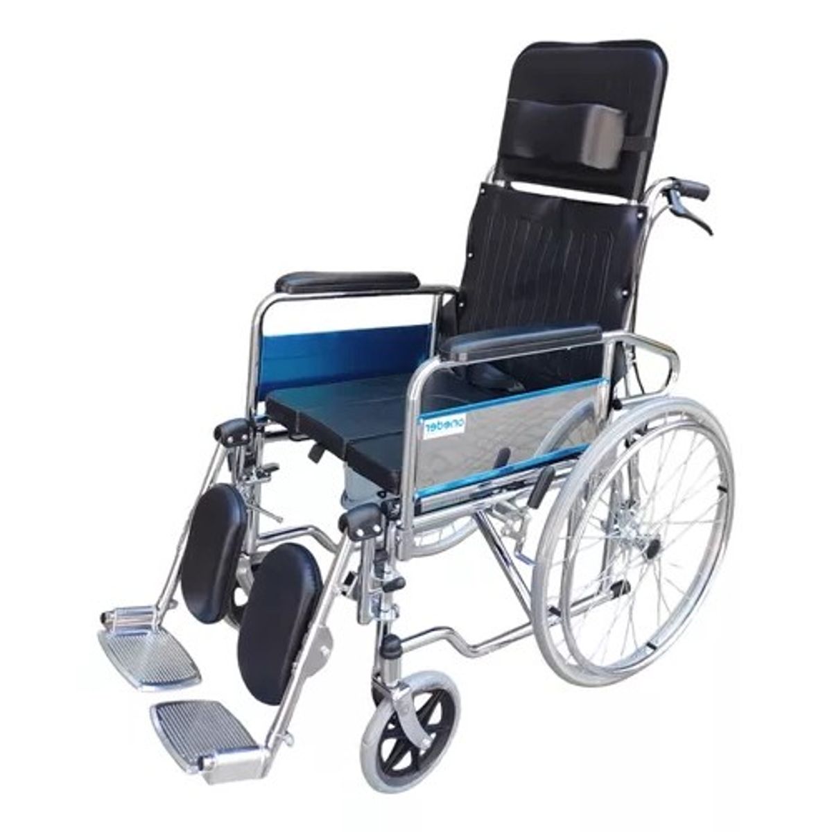 ONEDER - Silla Rueda Neurológica Con Balde Desmontable Reclinable KJT704B