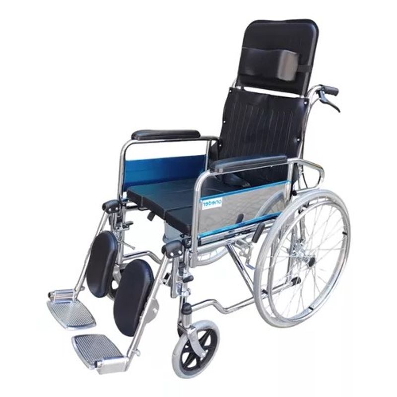 GENERICO - Silla Rueda Neurológica Con Balde Desmontable Reclinable KJT704B