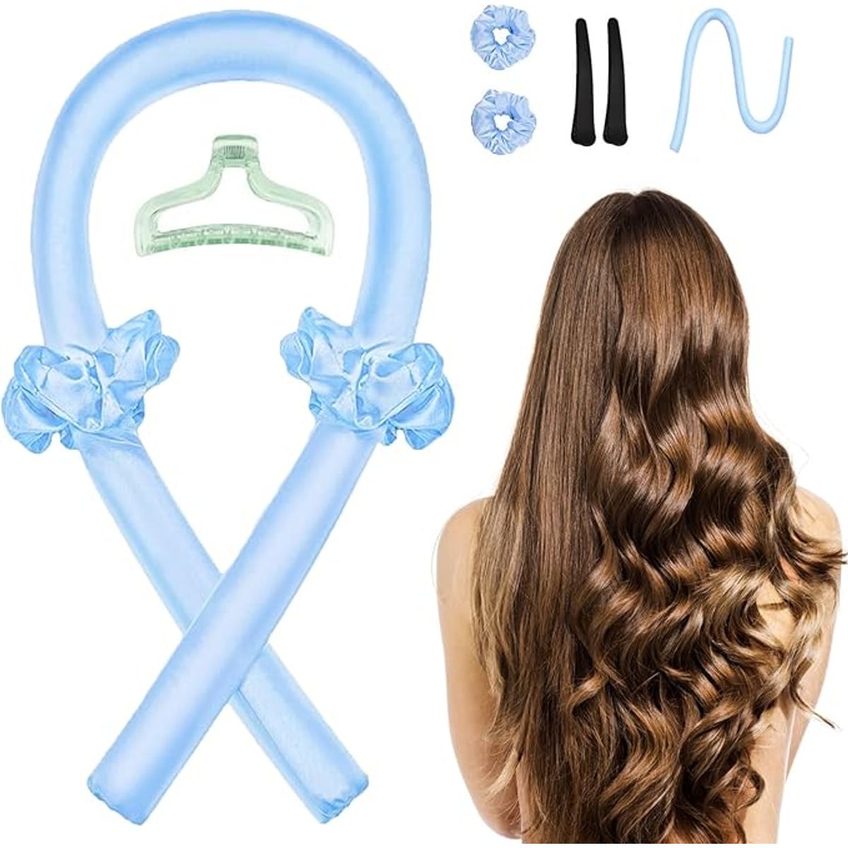 GENERICO - Onduladora Rizadora de Cabello sin Calor- COLOR SURTIDO